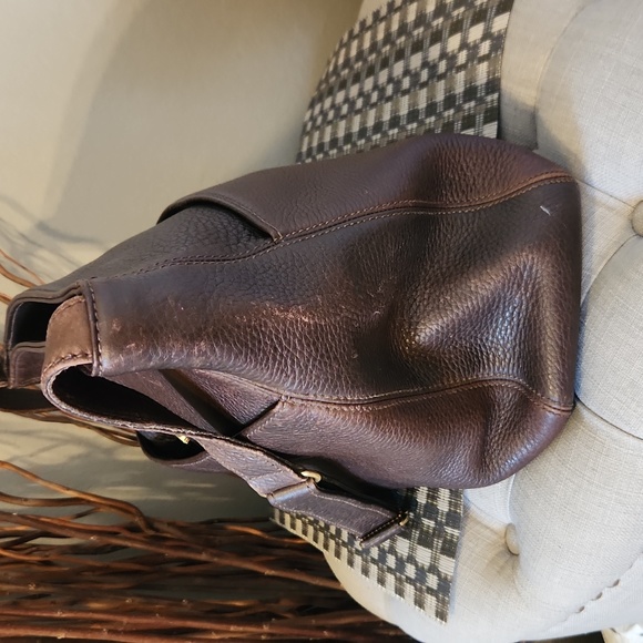 Coach Brown Leather Shoulder Bag - Picture 9 of 13